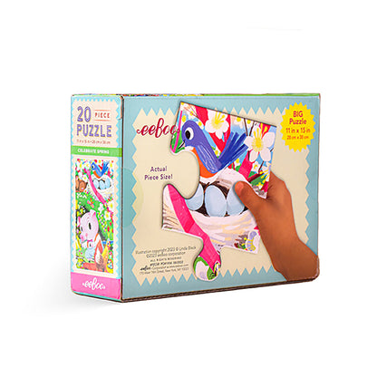 Eeboo Puslespill, Vår - 20 brikker