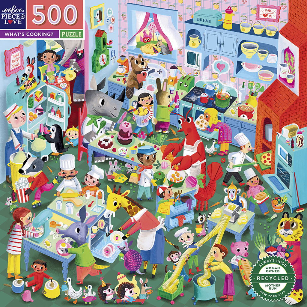 Eeboo puslespill, What&