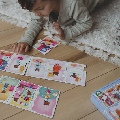 Eeboo Jumbo puslespill, Sengetid -  10 brikker