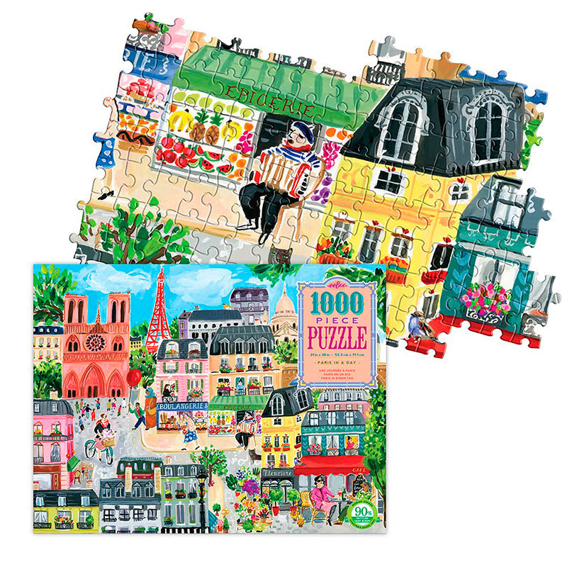Eeboo puslespill, Paris - 1000 brikker