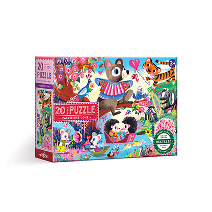 Eeboo Puslespill, Er glad i - 20 brikker