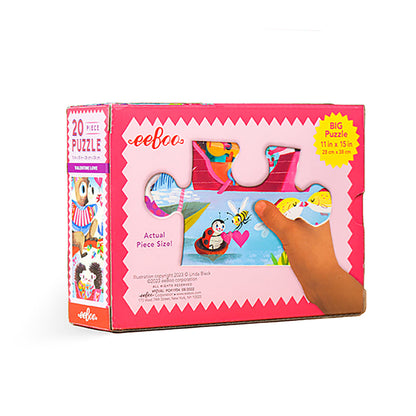 Eeboo Puslespill, Er glad i - 20 brikker