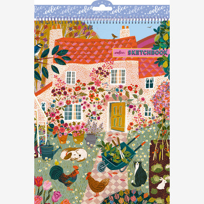 Eeboo skisseblokk i A4-format - English cottage