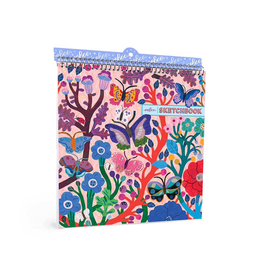 eeBoo Skisseblokk, Sommerfugler