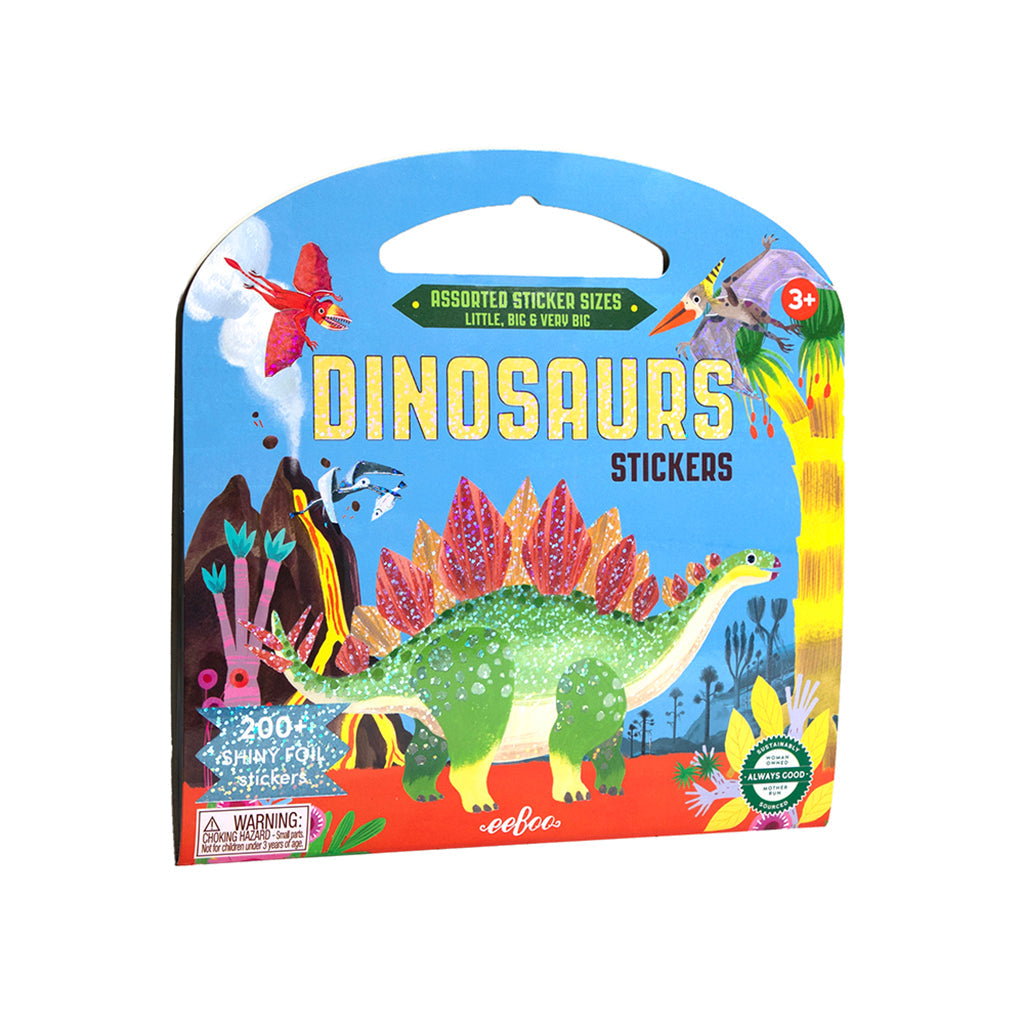 eeBoo Klistermerkebok, Dinosaurer