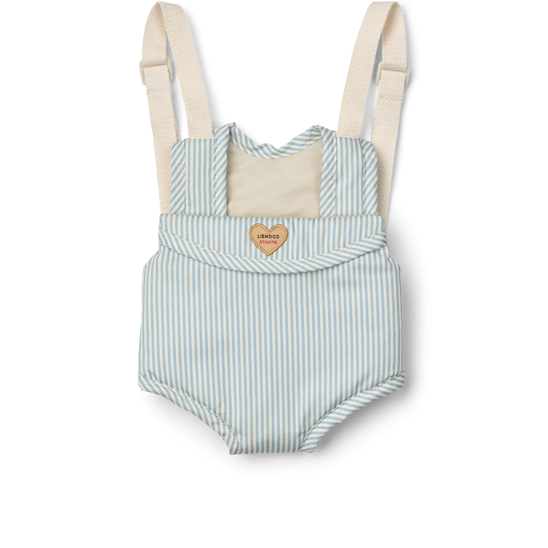 Liewood Eleanor Doll Carrier – Y/D-striper, Beach blue / creme de la creme