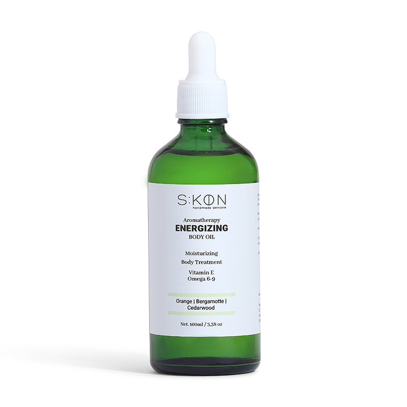 Skøn Skincare, Energigivende kroppsolje - 100 ml. - Appelsin/Bergamott/Cedarwood