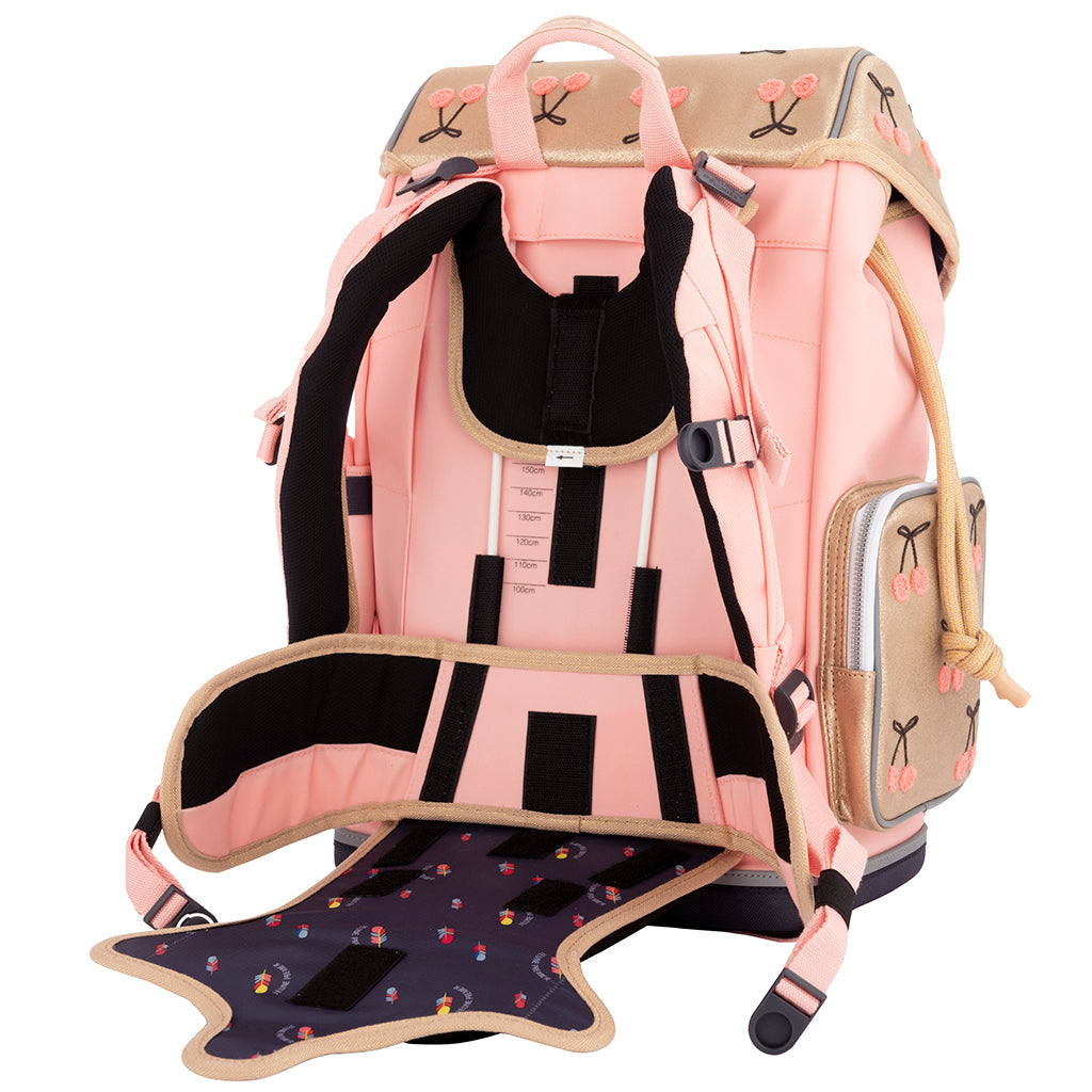 Jeune Premier Ergonomisk ryggsekk, Cherry Pompon - Fra 6-10 år