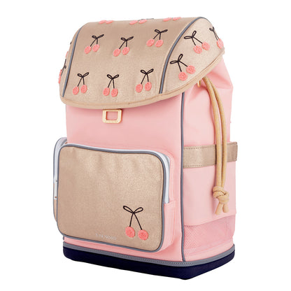 Jeune Premier Ergonomisk ryggsekk, Cherry Pompon - Fra 6-10 år