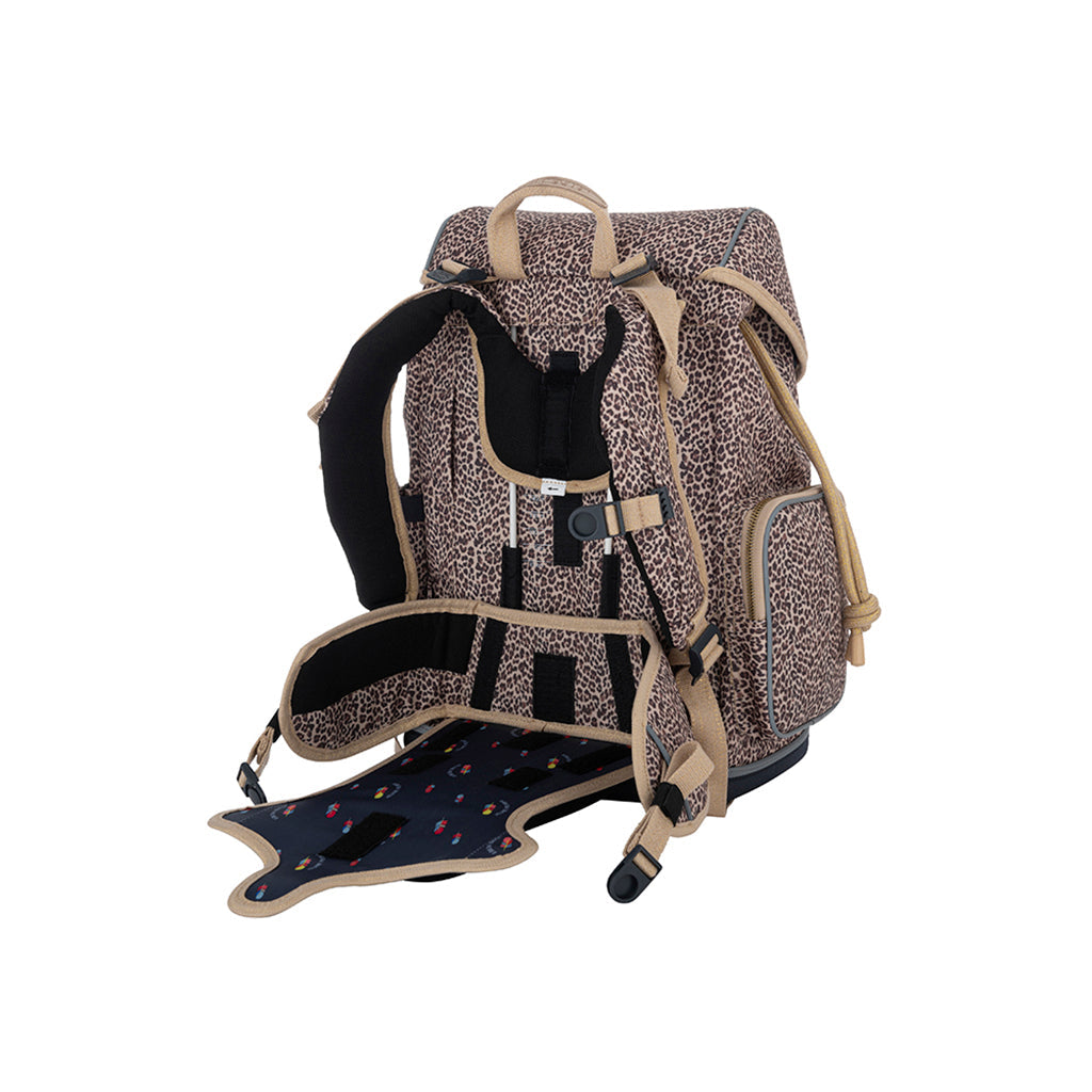 Jeune Premier Ergonomic ryggsekk, Leopard Cherry - Fra 6-10 år