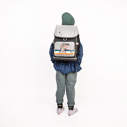Jeune Premier Ergonomisk ryggsekk, Reflectosaurus - Fra 6-10 år