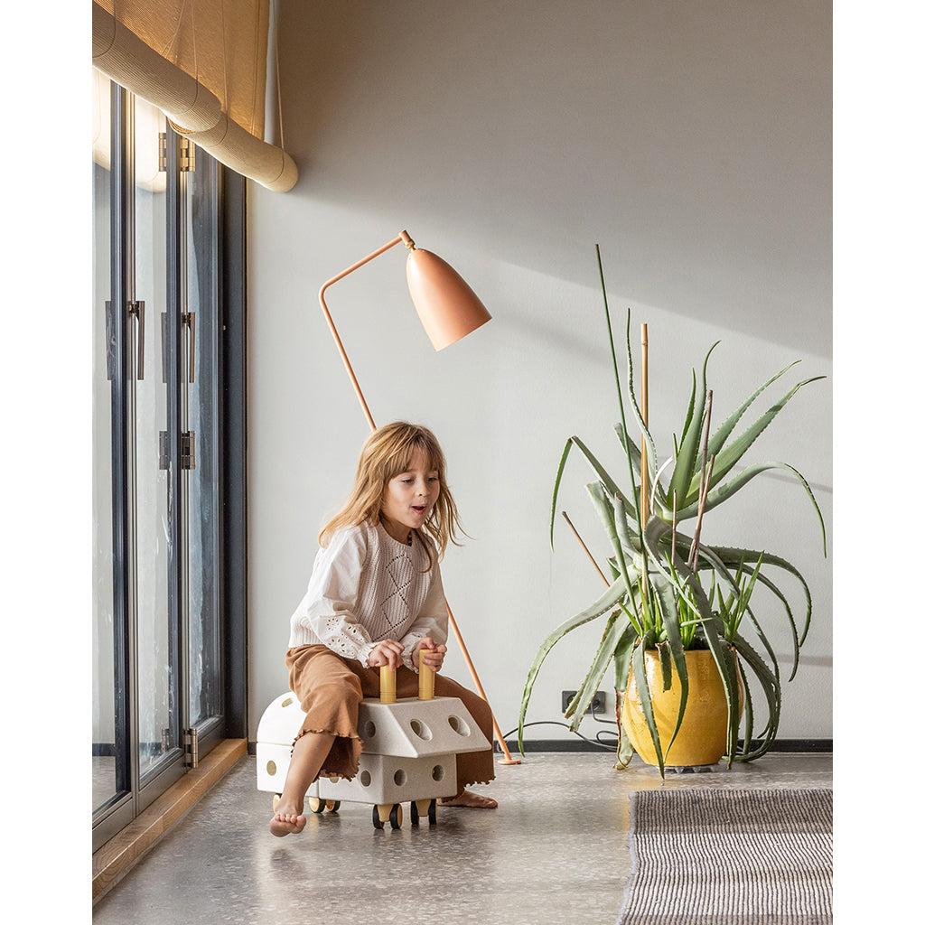 Modu byggesett i skum, Explorer-sett, 20 deler - Sand Grey / Honey Yellow