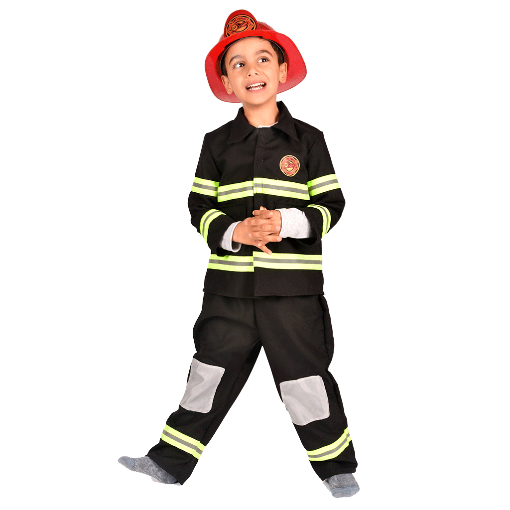 Den Goda Fen utklenning, Brandmandskostume - str. 4-6 år