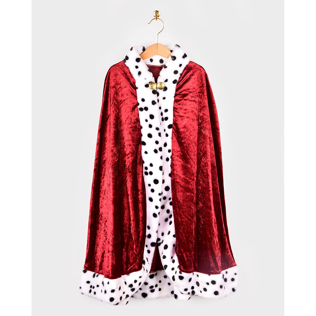 Den Goda Fen utkledning, Konge kappe i velour - str. 4-8 år