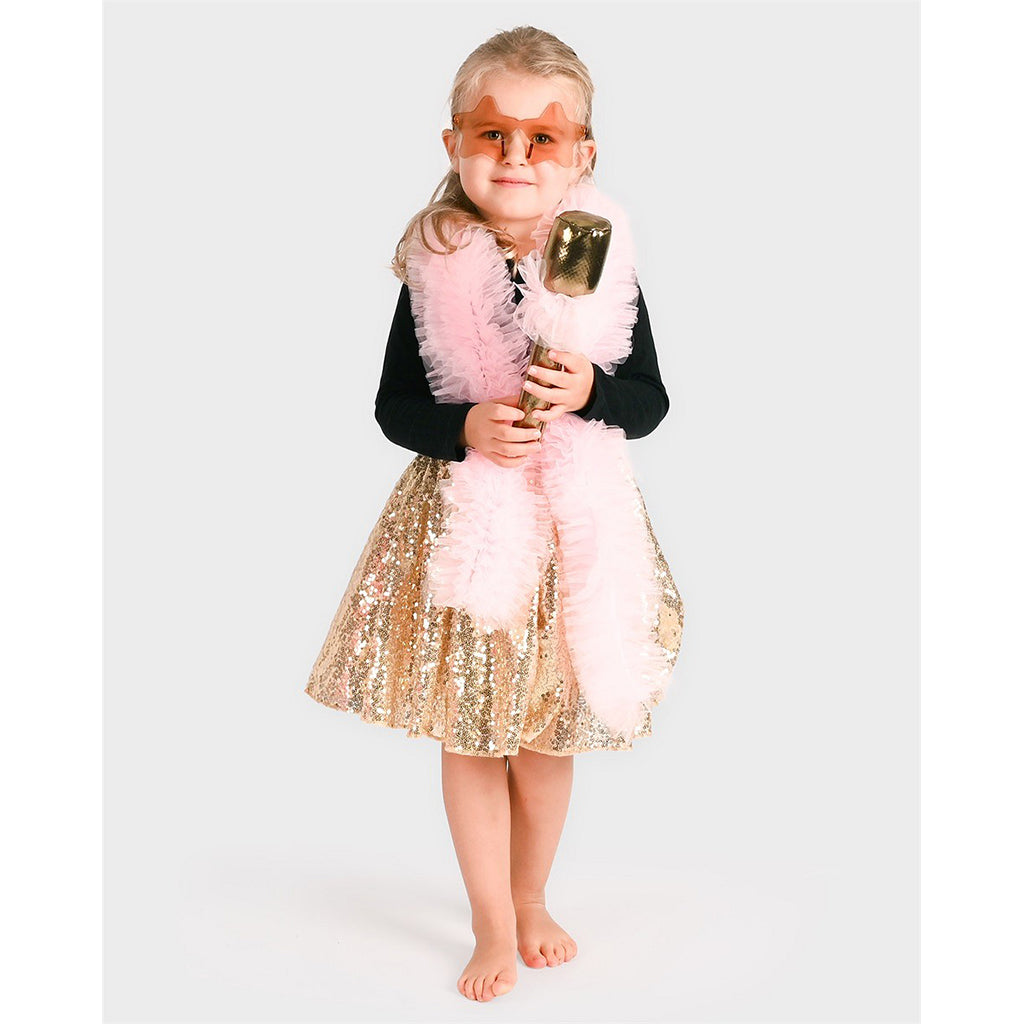 Den Goda Fen utkledning, Tutu disco gold - Str. 2-8 år
