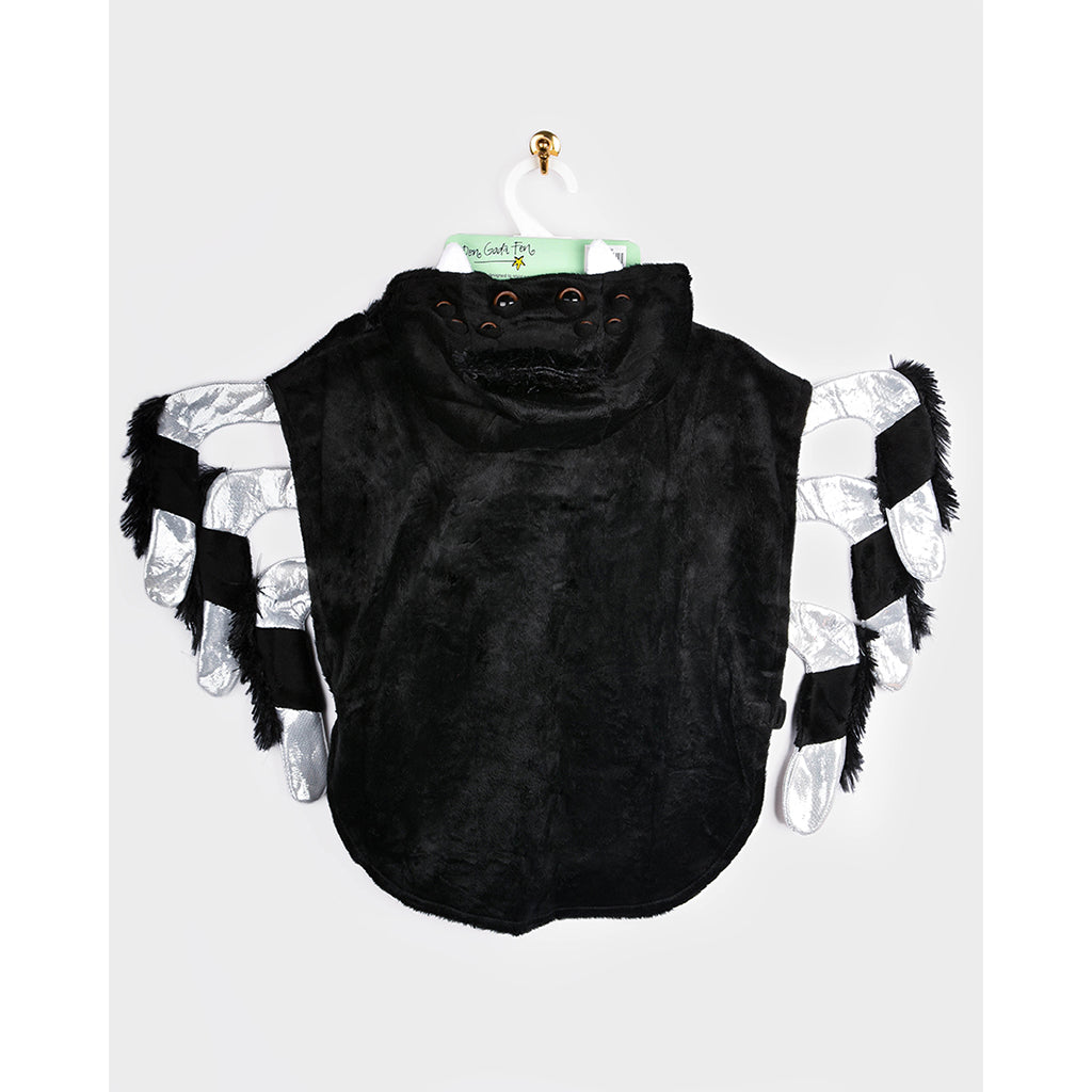 Den Goda Fen utkledning, Svart edderkopkappe - str. 86-110 cm