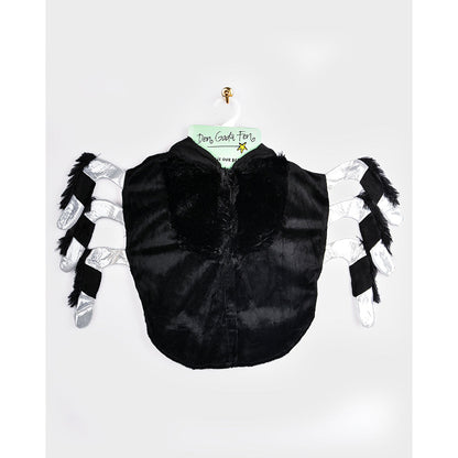 Den Goda Fen utkledning, Svart edderkopkappe - str. 86-110 cm