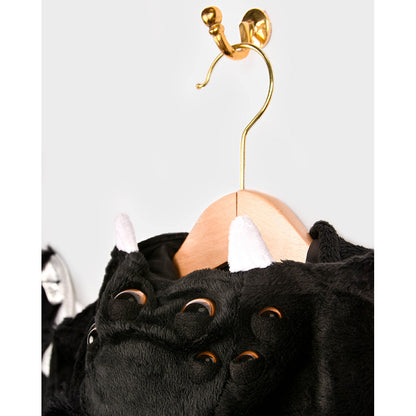 Den Goda Fen utkledning, Svart edderkopkappe - str. 86-110 cm