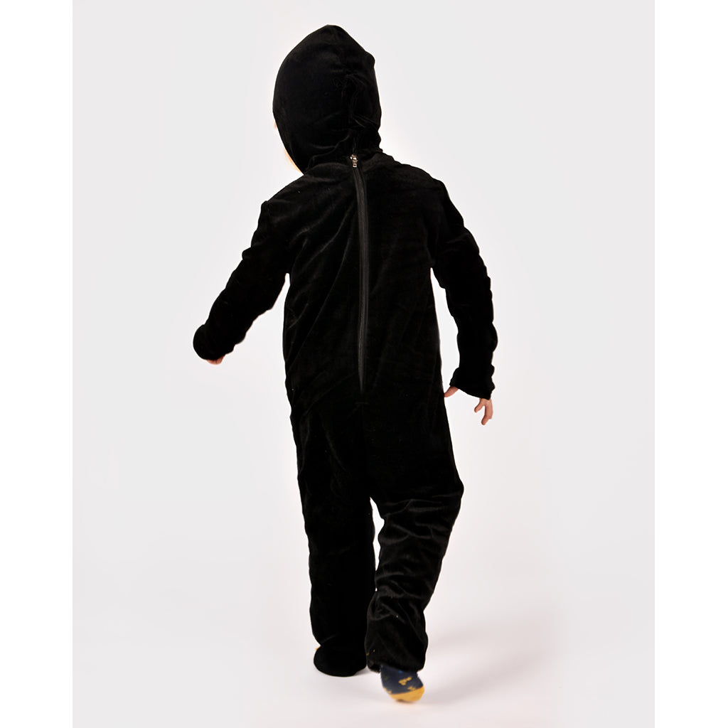 Den goda Fen kostyme, Skjelett jumpsuit - Str. 4-6 år