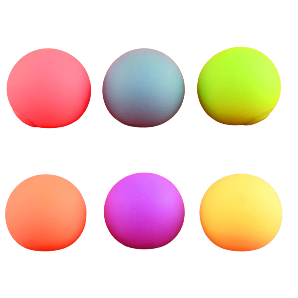 Robetoy Squeeze ball, glitter – 3-pakning. Neon