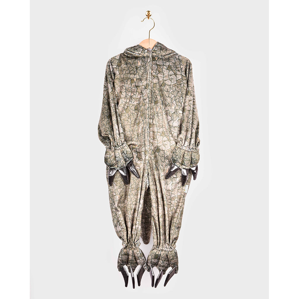 Den goda Fen dyrekostyme, Dinosaur Spinosaur jumpsuit - Str. 2-6 år