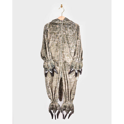 Den goda Fen dyrekostyme, Dinosaur Spinosaur jumpsuit - Str. 2-6 år