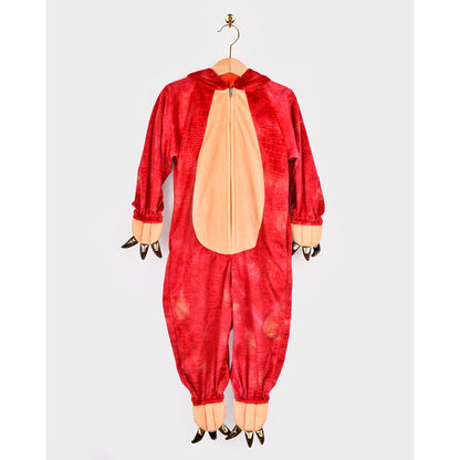 Den goda Fen dyrekostyme, Dinosaur Triceratops jumpsuit - 2-6 år