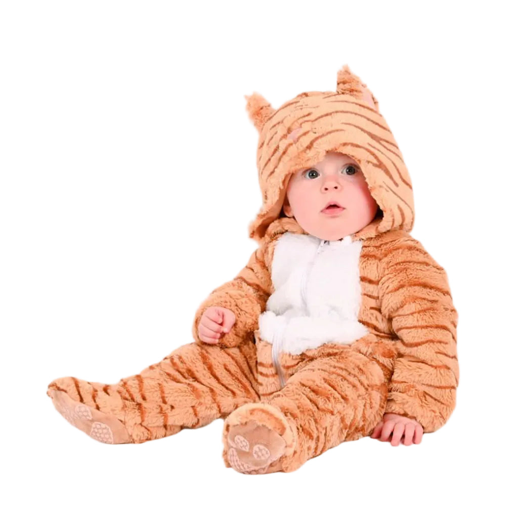 Den gode Fe dyrekostyme, Kat jumpsuit - str. 6-12 mnd.