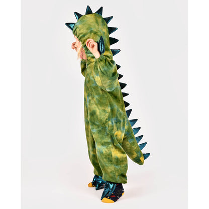 Den goda Fen dyrekostyme, Dinosaur jumpsuit - 3-5 år