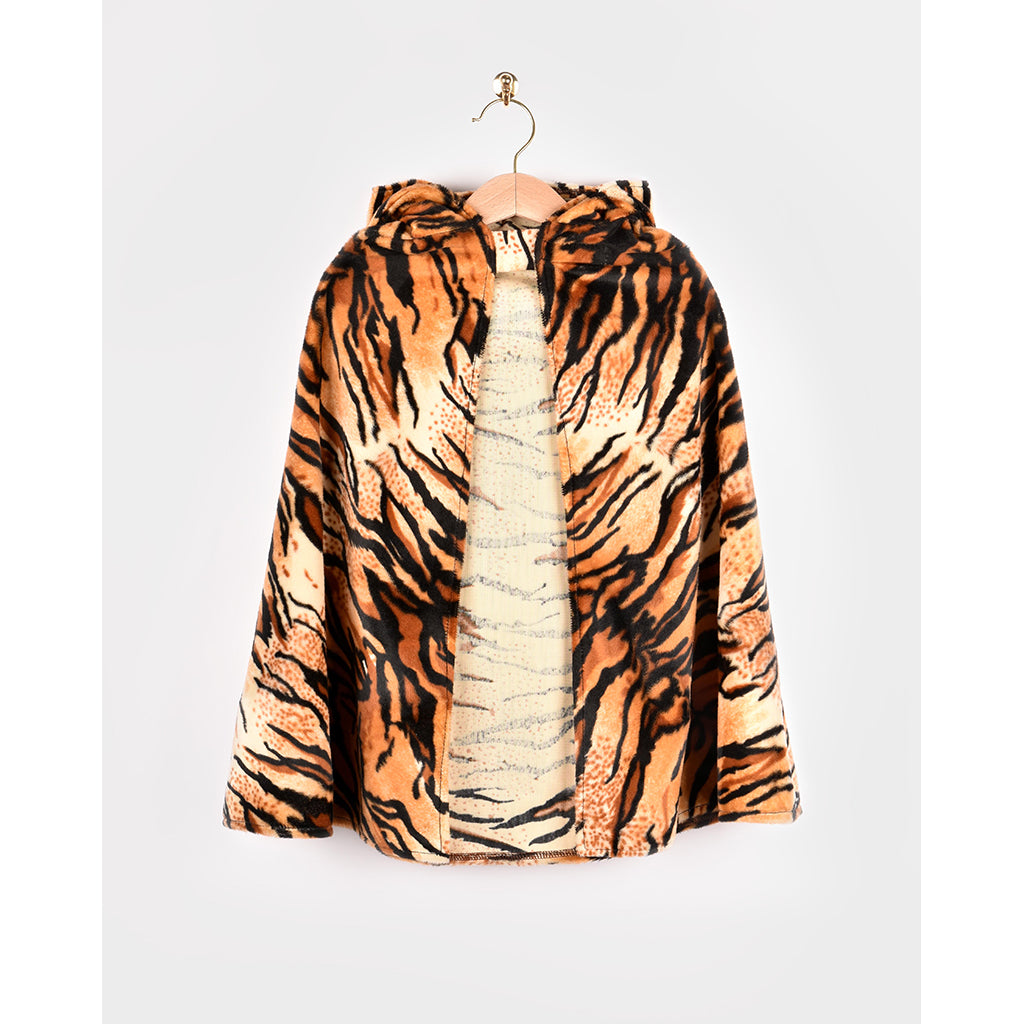 Den goda Fen dyrekostyme, Tiger kappe - str. 3-8 år