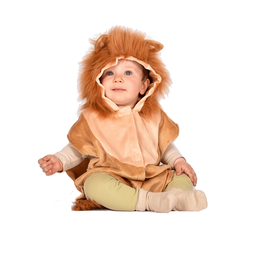 Den gode Fe dyrekostyme, Løve kappe - str. 1–4 år
