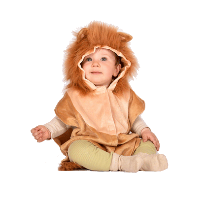 Den gode Fe dyrekostyme, Løve kappe - str. 1–4 år