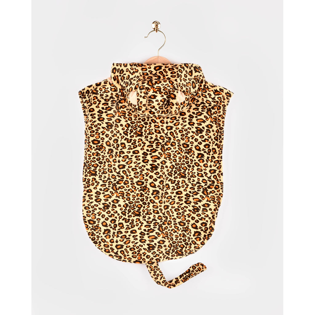 Den Goda Fen dyrekostyme, Leopard kappe – str. 1-4 år
