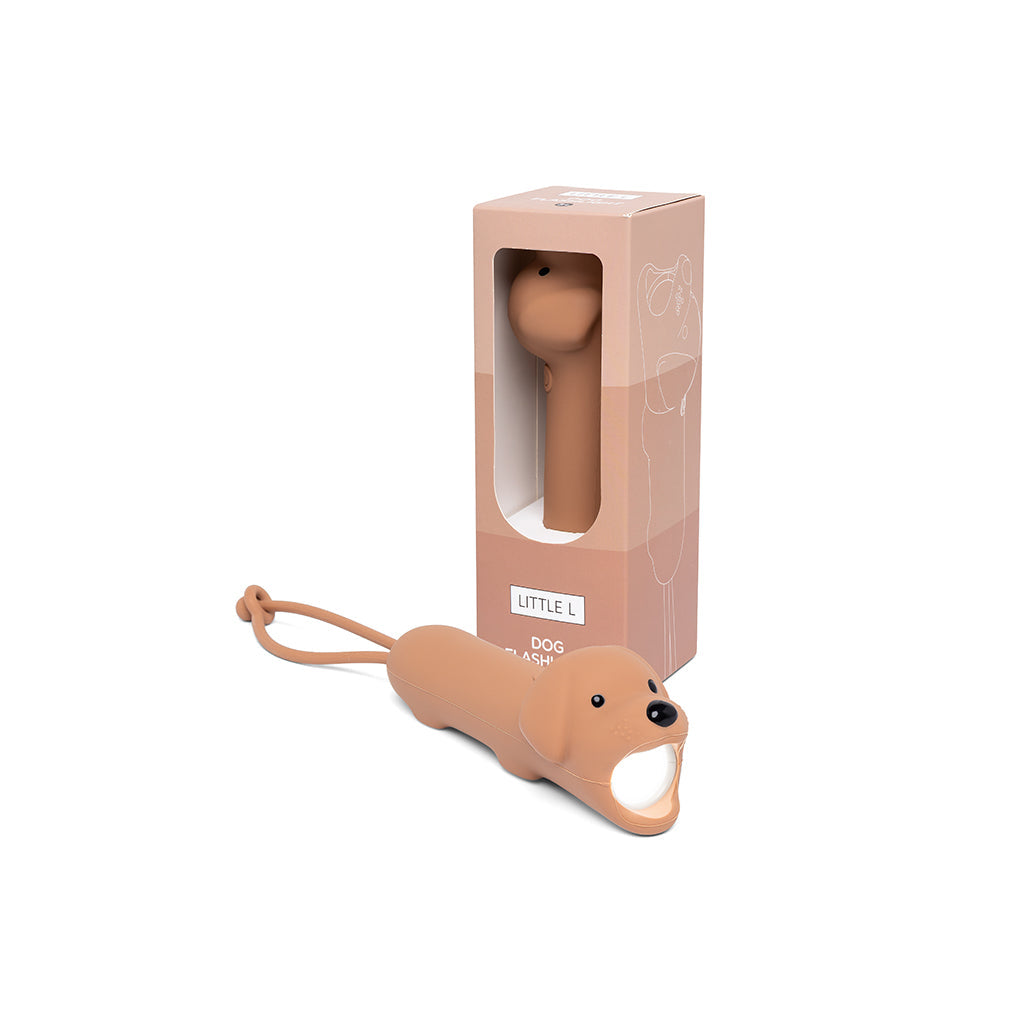 Little L, silikone lommelykt – Hund