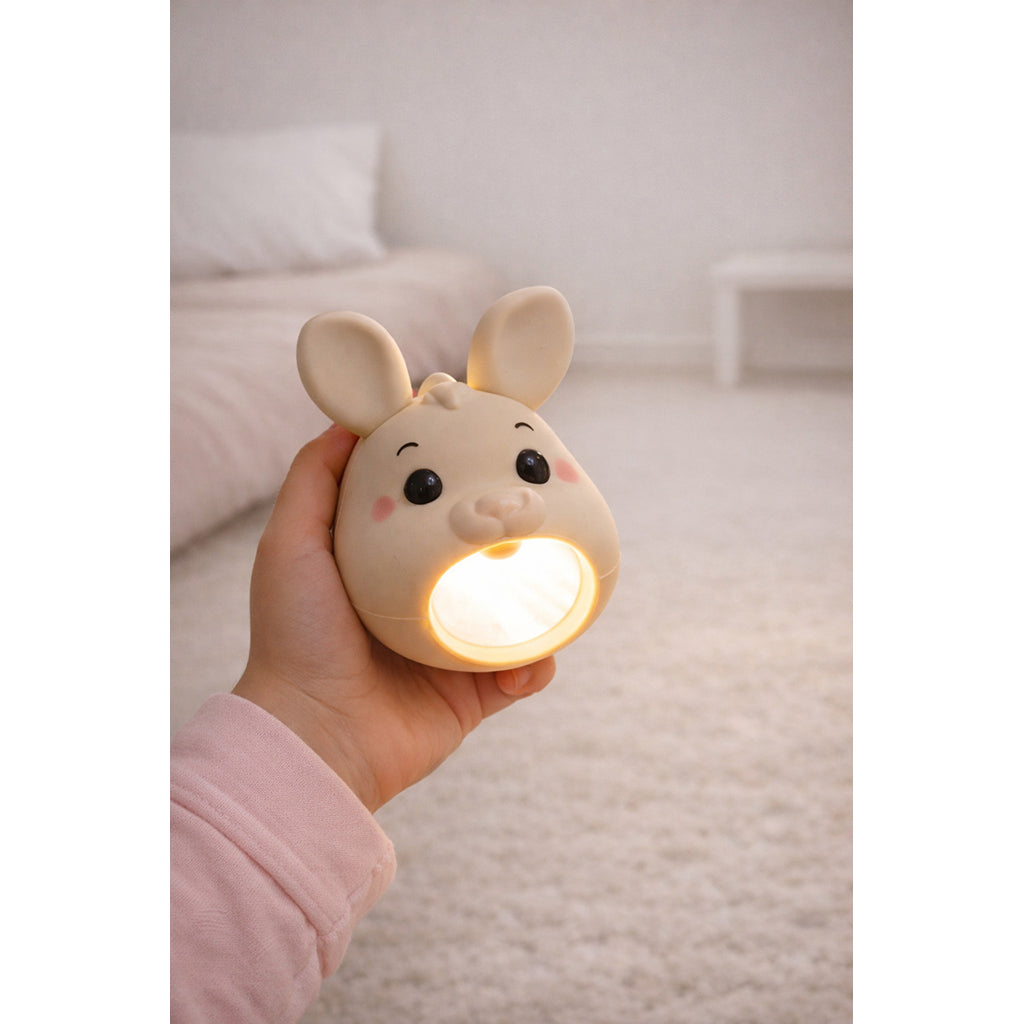 Little L, silikone lommelykt – Kanin