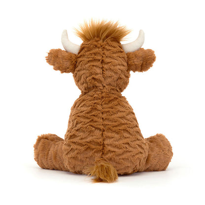Jellycat bamse, Fuddlewuddle Highland-ku - 23 cm