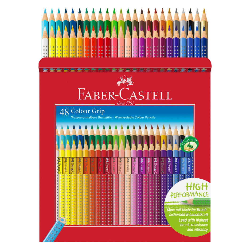 Faber-Castell 48 stk. Grip fargeblyanter akvarell