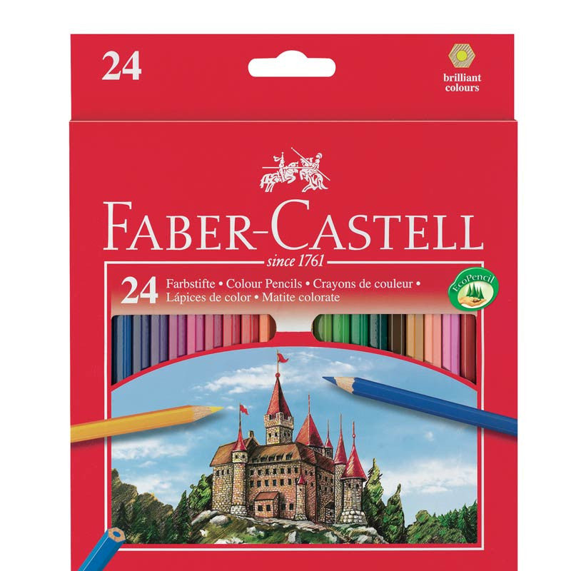 Faber-Castell, 24 stk fargeblyanter