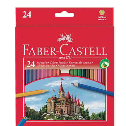 Faber-Castell, 24 stk fargeblyanter