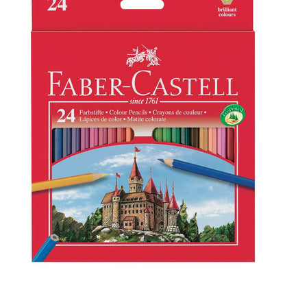 Faber-Castell, 24 stk fargeblyanter