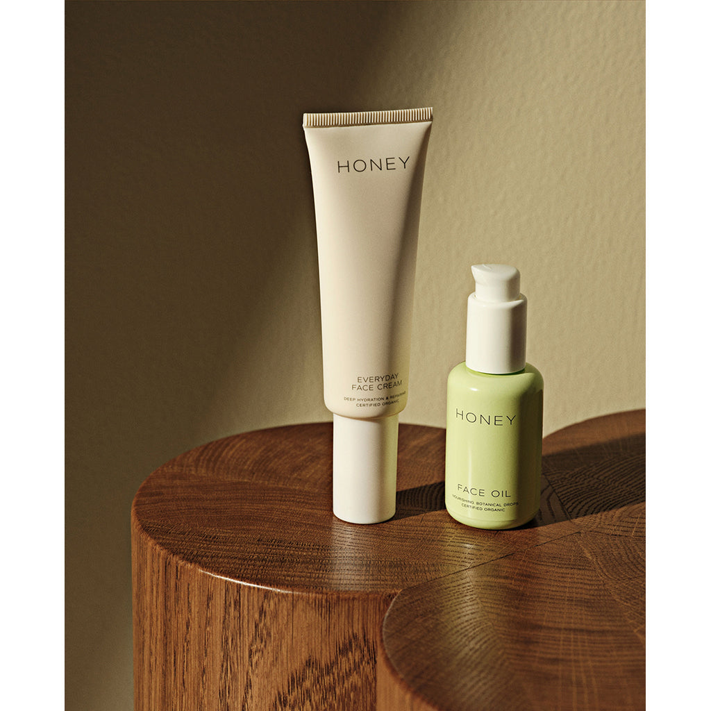 Honey Face Oil, Nærende botaniske dråper - 30 ml.