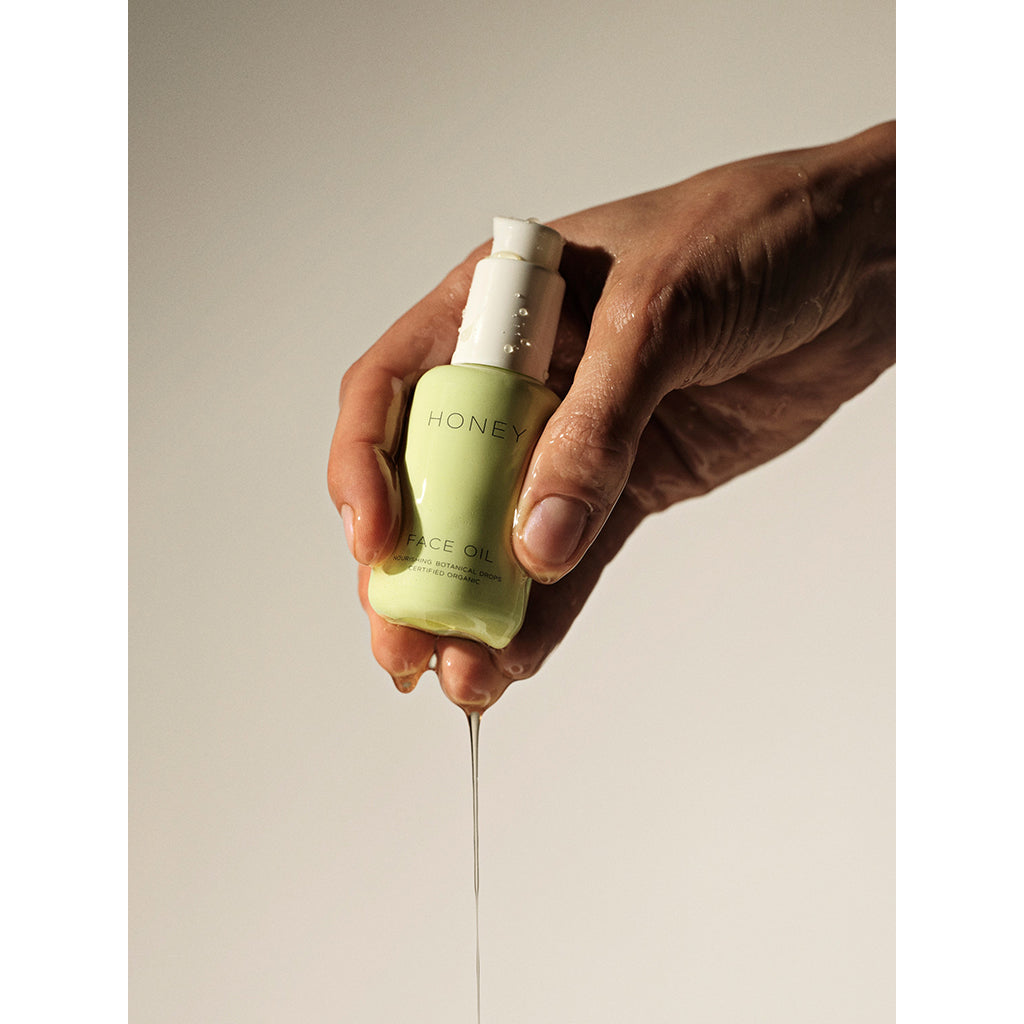 Honey Face Oil, Nærende botaniske dråper - 30 ml.