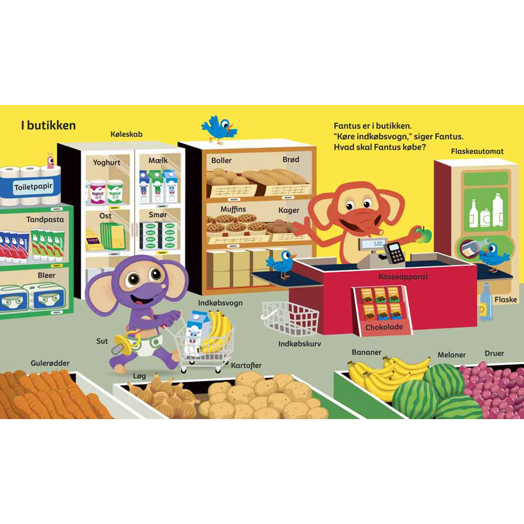 Forlaget Bolden, pekebok - Fantus lærer ord