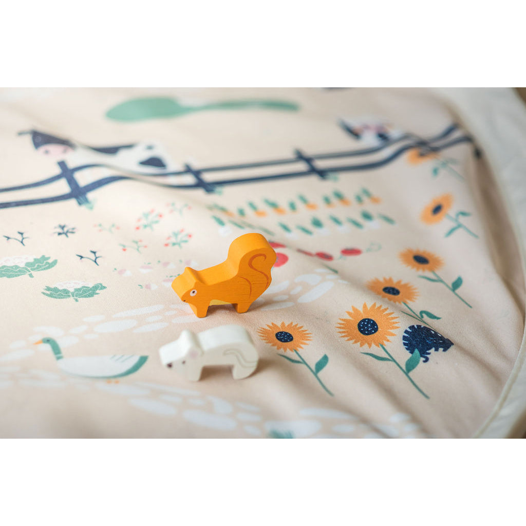 Play&Go To-i-ett teppe, Farm