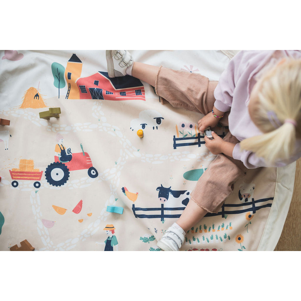 Play&amp;Go To-i-ett teppe, Farm