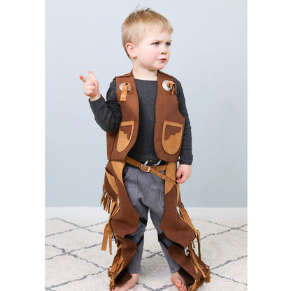 Great Pretenders Cowboyvest og bukser - Str. 5-6 år