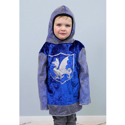 Den goda Fen utkledningstøy, Ridderbluse i blå - Str. 2-6 år