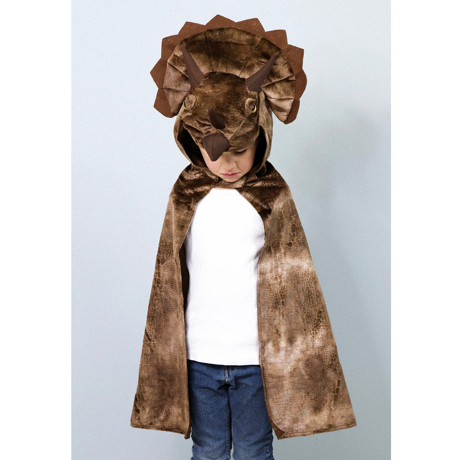 Great Pretenders dyrekostyme, Triceratops kappe - str. 4-6 år