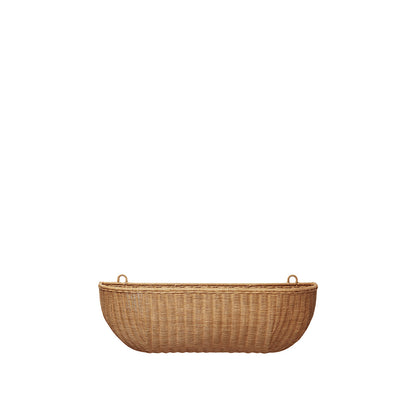 ferm Living flettet kurv, Braided natural - 75 x 25 cm