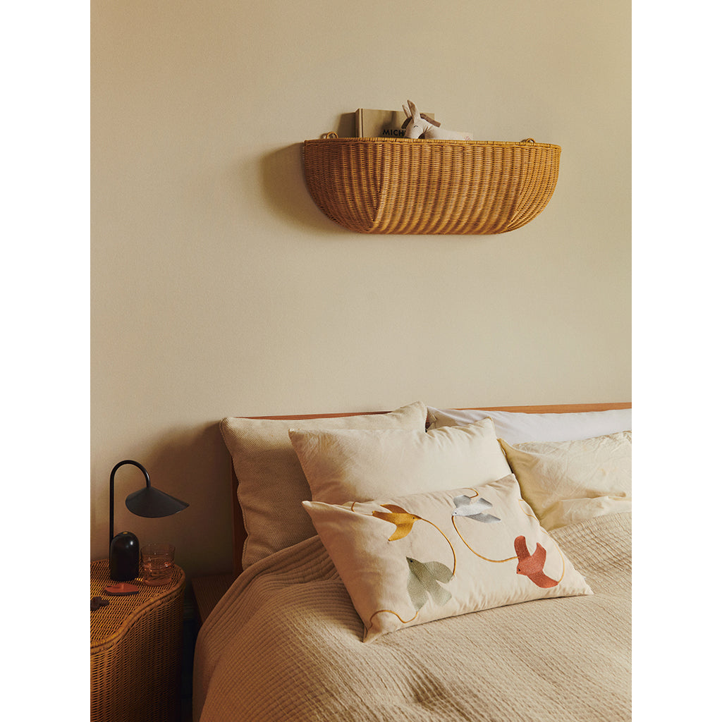 ferm Living pute, brodert, Swif bird - 60 x 40 cm